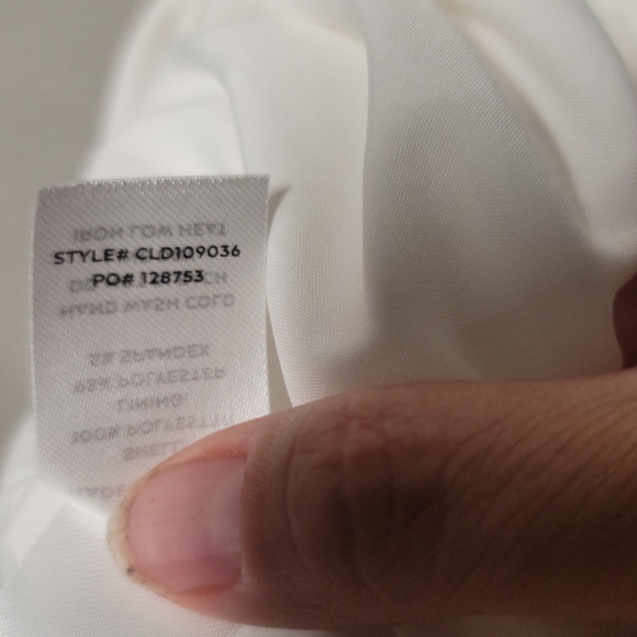 Lulus Touch of Elegance White Floral Burnout Halter Maxi Dress NWT Size XL 12/14 - Picture 8 of 14